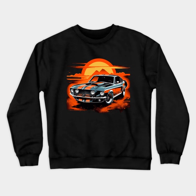 Shelby Mustang Crewneck Sweatshirt by Dawn Star Designs